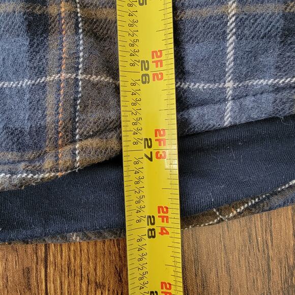 Red Head Flannel Hoodie Shirt Shacket Jacket Sz M 100% Cotton Workwear Grunge - Picture 9 of 9